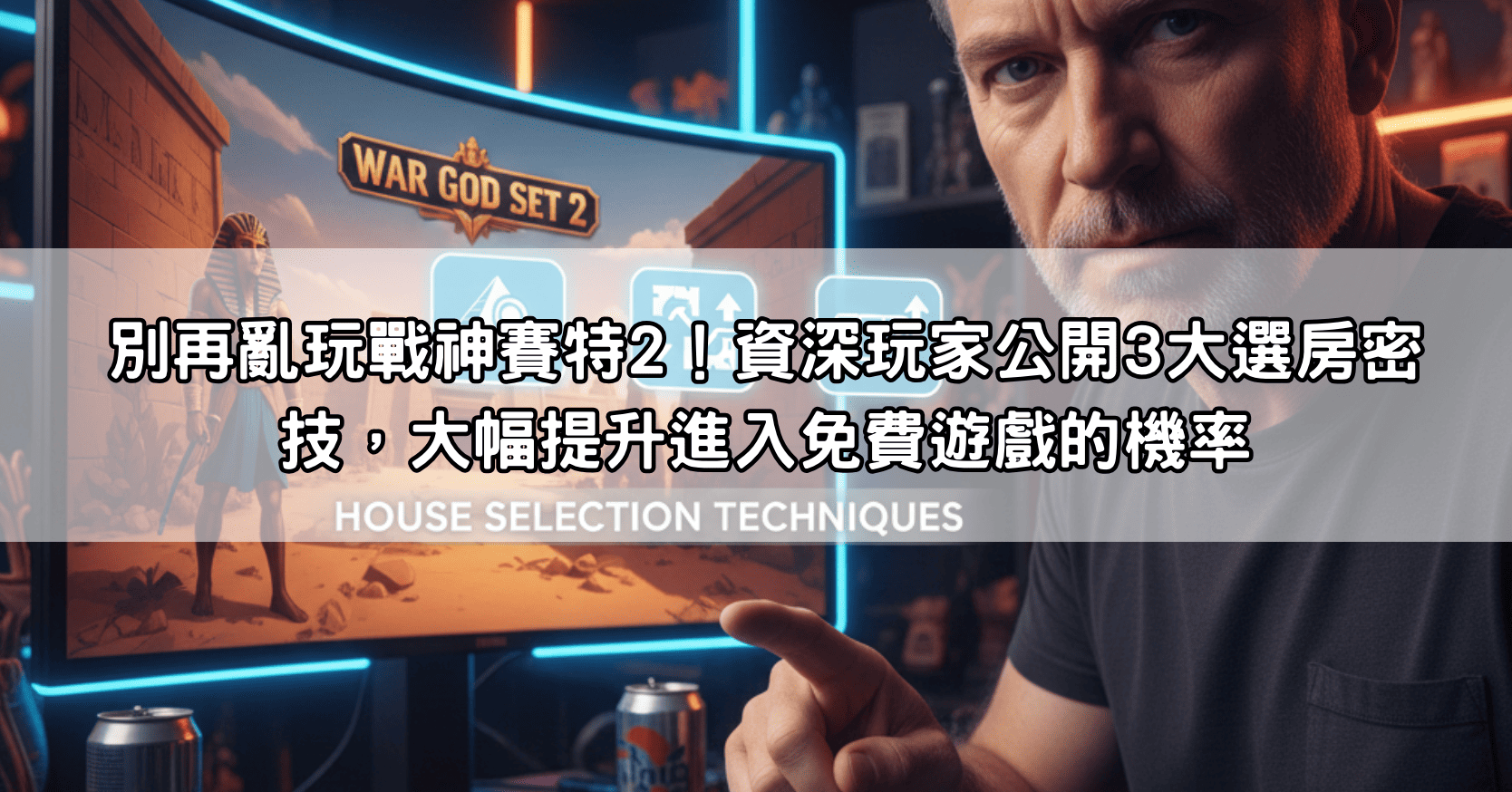 別再亂玩戰神賽特2！資深玩家公開3大選房密技，大幅提升進入免費遊戲的機率