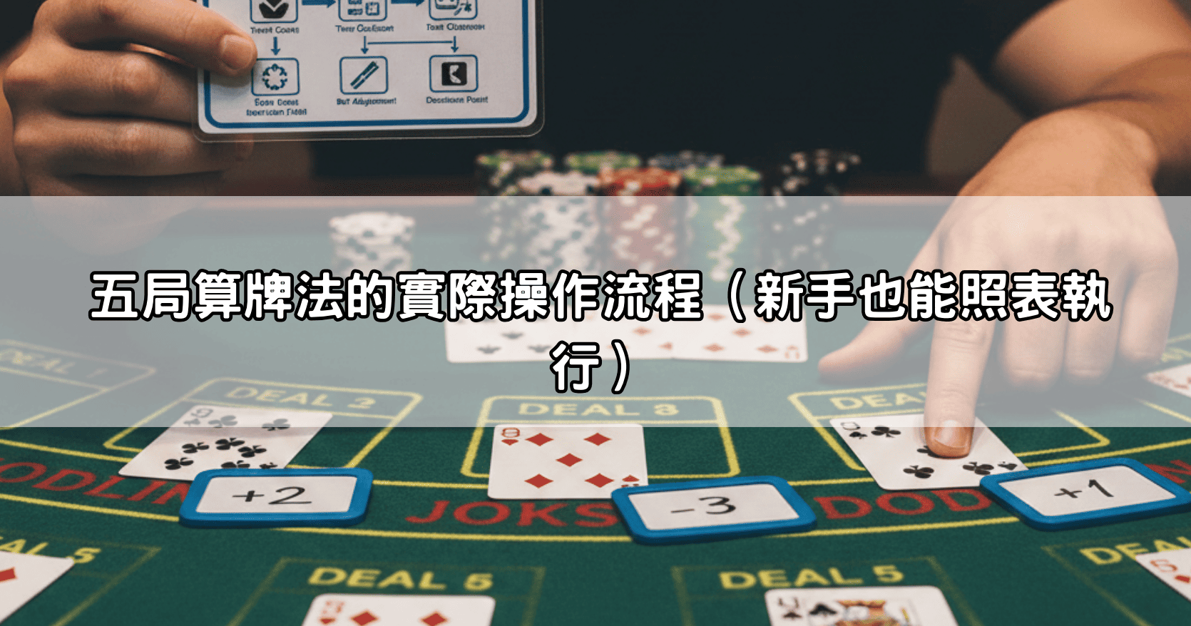 五局算牌法的實際操作流程（新手也能照表執行）