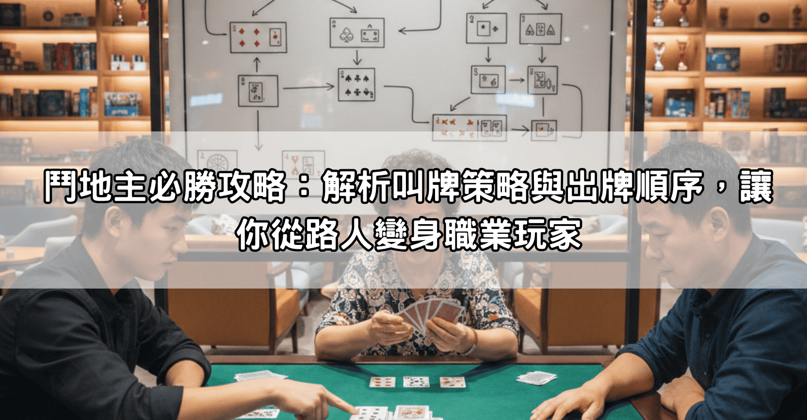 鬥地主必勝攻略：解析叫牌策略與出牌順序，讓你從路人變身職業玩家
